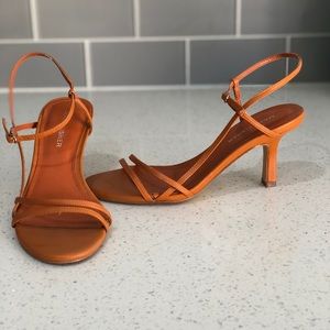 Cute orange sandals
